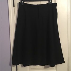 Gap A Line Skirt Black Below the Knee Size 12
